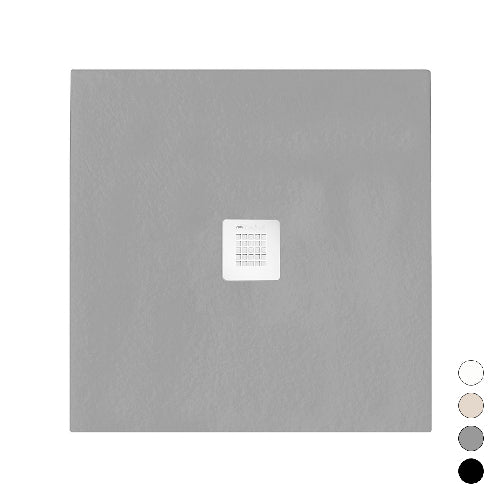 PIATTO DOCCIA LINEA EMOTION MOD. SERENITY QUADRATO- Grigio 7035 - cm 120 x 120- DH- pezzi 1