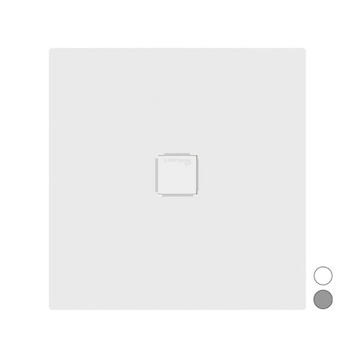 PIATTO DOCCIA MOD. HARMONY QUADRATO- Cemento 7036 - cm 80 x 80- LINPH- pezzi 1