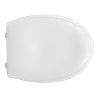 SEDILE WC IN ABS KARLA CON CERNIERE IN ACCIAIO INOX- Bianco- RAK- pezzi 1