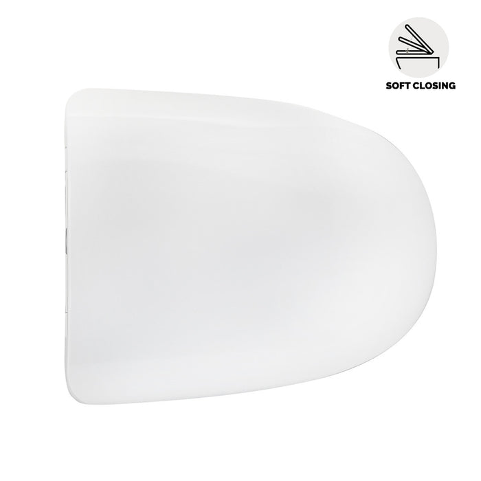 SEDILE WC SENSATION CON SOFT CLOSING Bianco RAK coprivaso copriwater