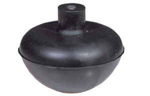 SFERA IN GOMMA CON NOTTOLINO IN OTTONE INCORPORATO- Diam. Est. mm. 64,5- G.M.P- pezzi 10