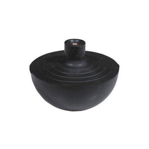 SFERA IN GOMMA CON NOTTOLINO IN OTTONE INCORPORATO- Diam. Est. mm. 69,5- G.M.P- pezzi 10