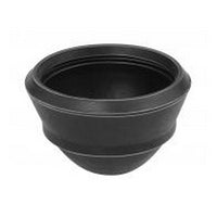 SFERA IN GOMMA NR NERA ANTICALCAREA- D. est  60 -H. 40 mm.- G.M.P- pezzi 10