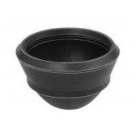 SFERA IN GOMMA NR NERA ANTICALCAREA- D. est  60 -H. 40 mm.- G.M.P- pezzi 10