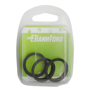 3 PZ GUARNIZIONI CONICHE NERE BLISTER- pz.3 - Diam. mm 50- FAIDF- pezzi 1