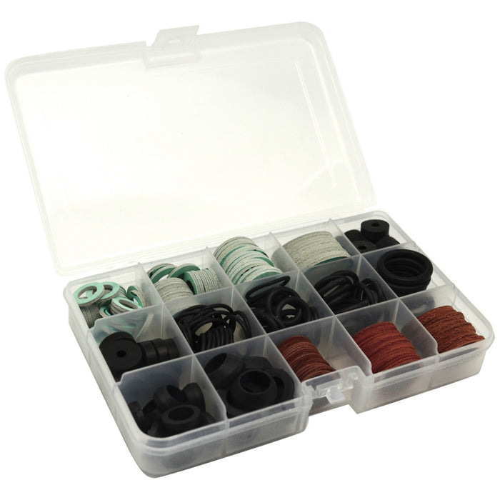 SCATOLA ASSORTITA 222 PZ GUARNIZIONI IN 15 MINI-BOX- MORGA- pezzi 1