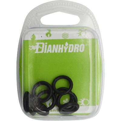 10 PZ ANELLI DI TENUTA O - RING PER FLESSIBILE MONOFORO BLISTER- pz. 10 Diam. mm 6- FAIDF- pezzi 1