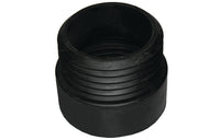 PROLUNGA WC DIRITTA IN GOMMA NERA- D. Est. 100 mm - Int. 95 mm- G.M.P- pezzi 1