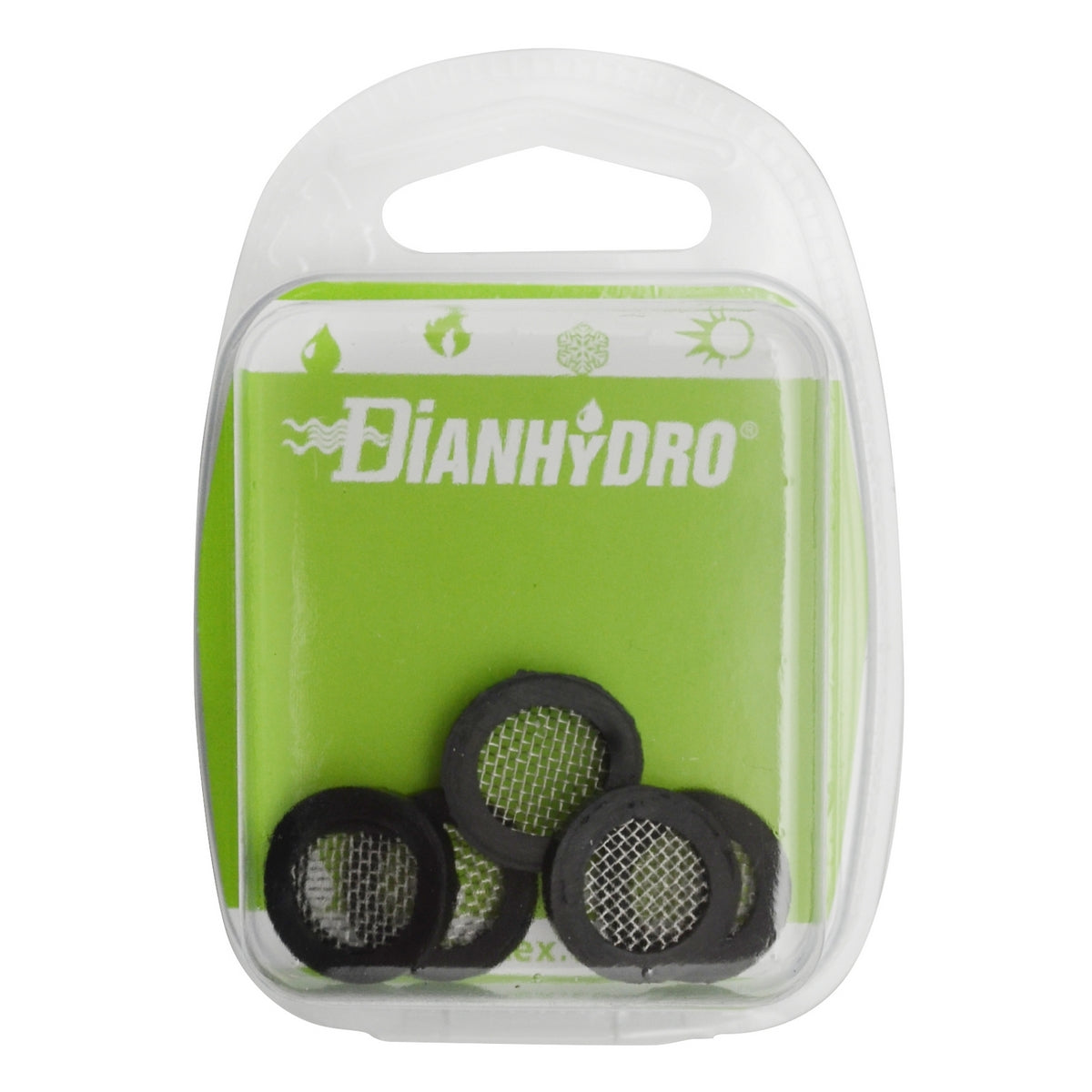 5 PZ GUARNIZIONI SANITARIE CON FILTRO BLISTER- pz.5 x 1/2- FAIDF- pezzi 1