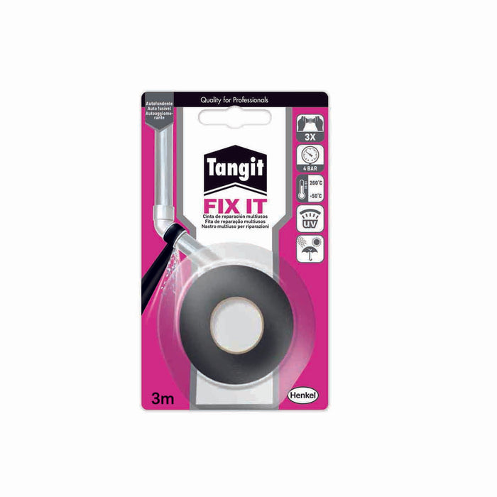 NASTRO MULTIUSO PER RIPARAZIONI  FIX IT TANGIT- H. 25 mm x 3 m- HENKE- pezzi 1