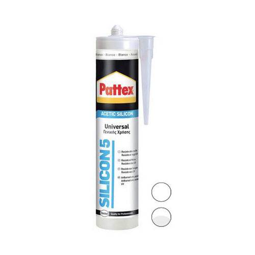 SILICONE SISTA S5 UNIVERSALE HENKEL- 280 ml - Bianco- HENKE- pezzi 1