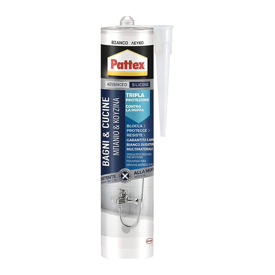 SILICONE SISTA STOP MUFFA HENKEL- 300 ml Bianco- HENKE- pezzi 1