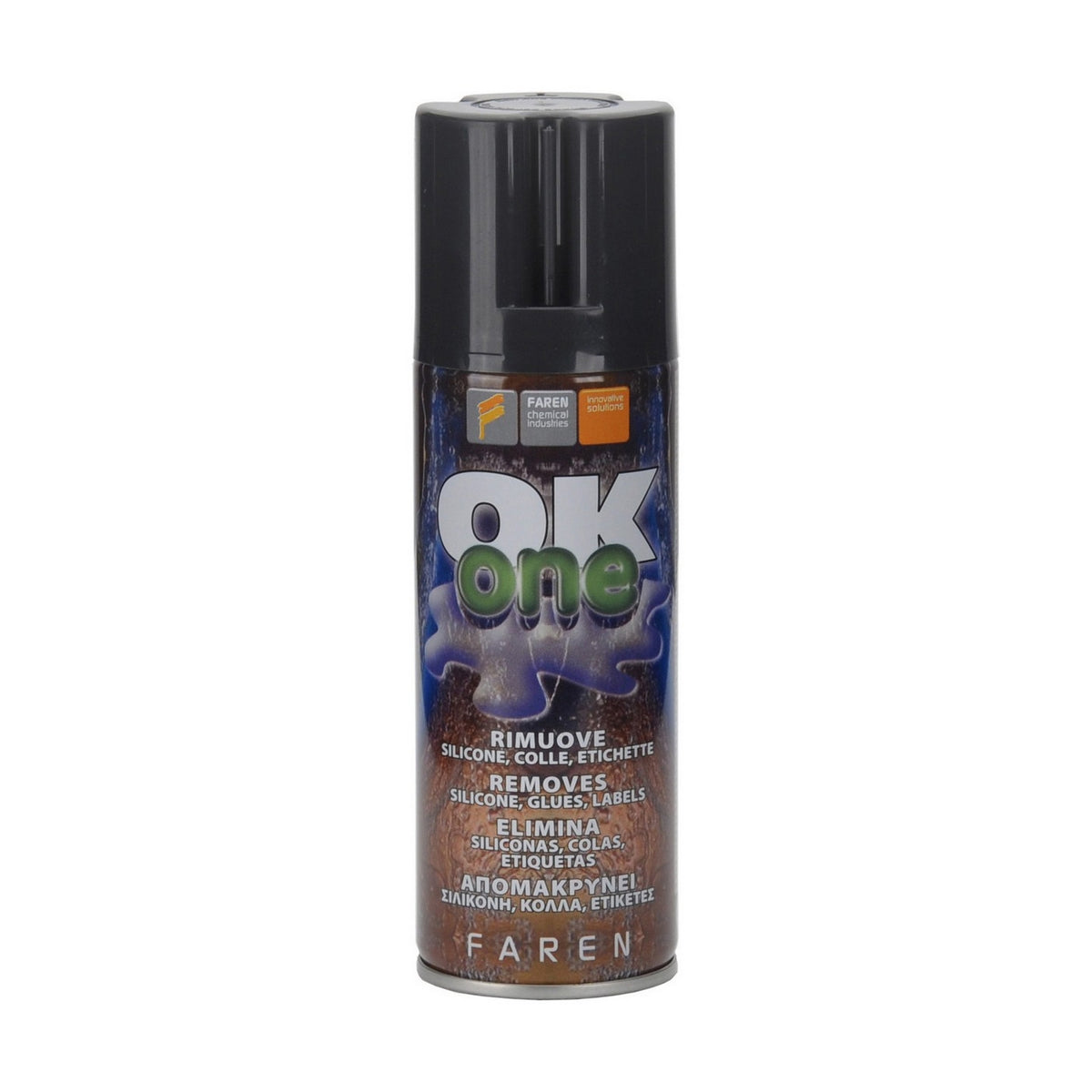 SPRAY RIMUOVI SILICONE E COLLE OK ONE 200 ML- 200 ml- FAREN- pezzi 1