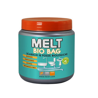 DISGORGANTE IN POLVERE MELT BIO BAG- 6 bustine da 50 gr- FAREN- pezzi 1