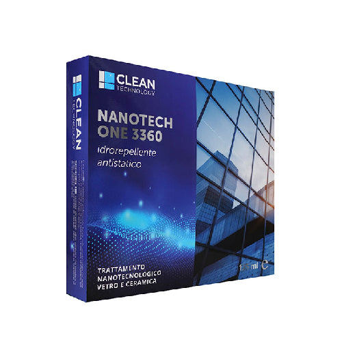 KIT TRATTAMENTO NANOTECH ONE 3360 PER VETRO E CERAMICA- 125 ml- CLEAN- pezzi 1