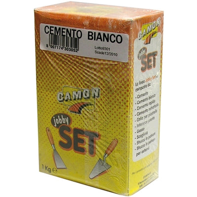 CEMENTO BIANCO IN BRIK JOBBY- 1 Kg- CAMON- pezzi 1