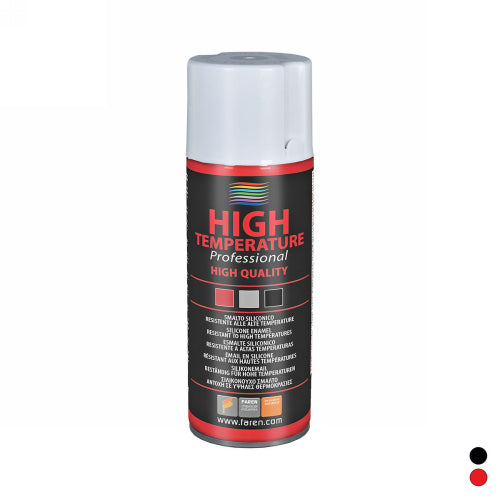 SPRAY ALTA TEMPERATURA- Rosso 400 ml- FAREN- pezzi 1