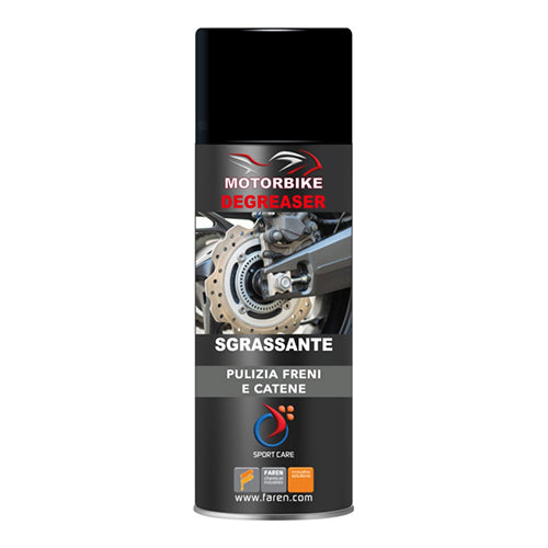 PULITORE IMPIANTI FRENANTI E CATENE MOTO DEGREASER- 200 ml- FAREN- pezzi 1