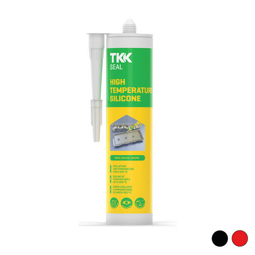 SILICONE SEAL ALTA TEMPERATURA- 300 ml - Nero- TKK- pezzi 1