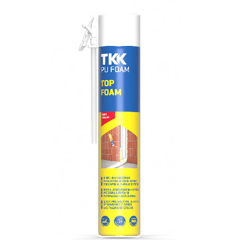 SCHIUMA POLIURETANICA PU FOAM TOP- 750 ml- TKK- pezzi 1