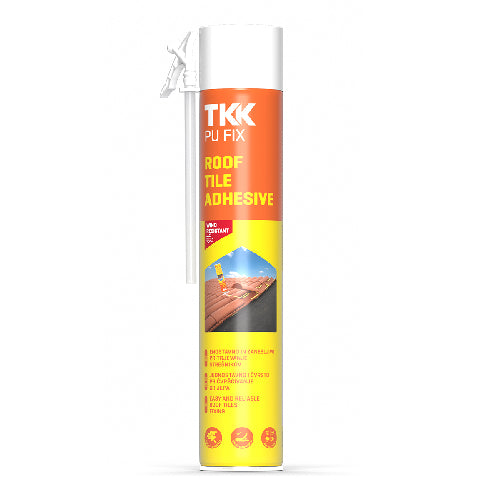 ADESIVO POLIURETANICO PU FIX ROOF TILE- 750 ml - Pistola- TKK- pezzi 1