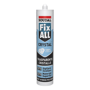 ADESIVO SIGILLANTE FIX ALL CRYSTAL- 290 ml- SOUDA- pezzi 1