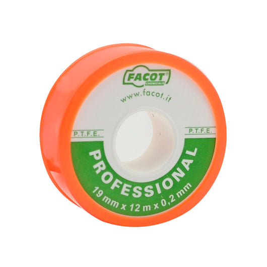 NASTRO P.T.F.E TEFLON PROFESSIONAL- H 19 mm x 15 m- FACOT- pezzi 1