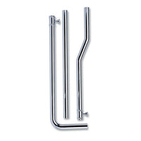 TUBO DI SCARICO PER CASSETTA ALTA IN OTTONE- Cromo- TREMO- pezzi 1