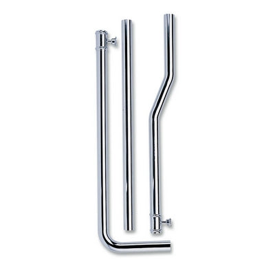 TUBO DI SCARICO PER CASSETTA ALTA IN OTTONE- Cromo- TREMO- pezzi 1