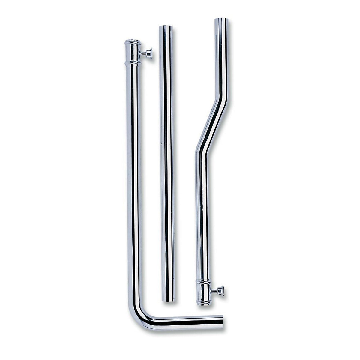 TUBO DI SCARICO PER CASSETTA ALTA IN OTTONE- Cromo- TREMO- pezzi 1