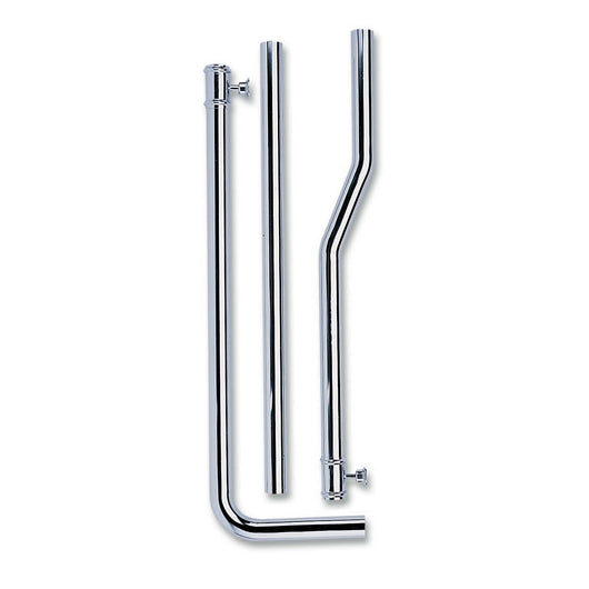 TUBO DI SCARICO PER CASSETTA ALTA IN OTTONE- Cromo- TREMO- pezzi 1