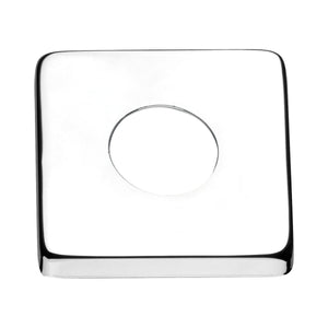 ROSETTA PESANTE QUADRA IN OTTONE CROMO- 1/2- RERU- pezzi 1