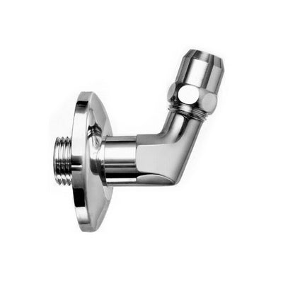 SQUADRETTA SOTTOLAVABO ESAGONALE CALOTTA ALTA  A 45  °- 1/2 x 3/8  Diam. 10- ALBER- pezzi 1