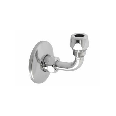 CURVETTA SOTTOLAVABO A  90  ° COMPLETA E GIREVOLE- 1/2 x 3/8 Diam. 10- DH- pezzi 1