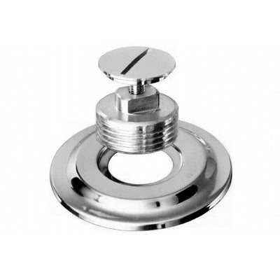 TAPPO CON VITE CON ROSONE IN OTTONE- 1/2- ALBER- pezzi 1