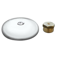 TAPPO OTTONE CON VITE E ROSONE 1/2- 1/2 - CONF- FAIDF- pezzi 1