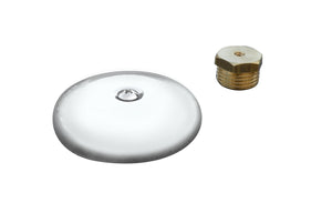 TAPPO OTTONE CON VITE E ROSONE 1/2- 1/2 - CONF- FAIDF- pezzi 1