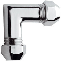 RACCORDO CURVO CON GUARNIZIONE E DADI CONICI- 10x10 mm- RERU- pezzi 1