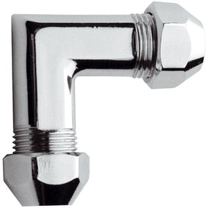 RACCORDO CURVO CON GUARNIZIONE E DADI CONICI- 10x10 mm- RERU- pezzi 1