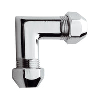 RACCORDO CURVO CON GUARNIZIONE E DADI CONICI- 10x10 mm- RERU- pezzi 1