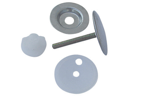 COPRIFORO PER LAVABO BOMBATO TIPO LEGGERO- Cromo- RERU- pezzi 1