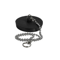 TAPPO GOMMA CON CATENA ED ANELLO- Diam. 31 mm- GHIDI- pezzi 1