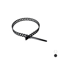 20 PZ FASCETTE FLEXI-FIX MULTIUSO MM 9 x 320- Nera- FISCH- pezzi 1