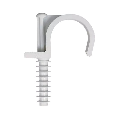 100 PZ FISSATUBO SINGOLO A BATTERE- 16 mm- FISCH- pezzi 1