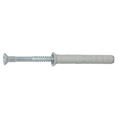 TASSELLO NYLON CON VITE A CHIODO PREMONTATA- mm 8x100- FISCH- pezzi 50