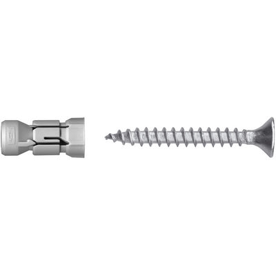 TASSELLO NYLON AD ESPANSIONE CONICA CON VITE- 10 mm- FISCH- pezzi 50