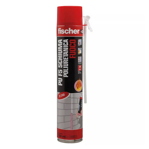 SCHIUMA POLIURETANICA FUOCO PU FS- 750 ml- FISCH- pezzi 1