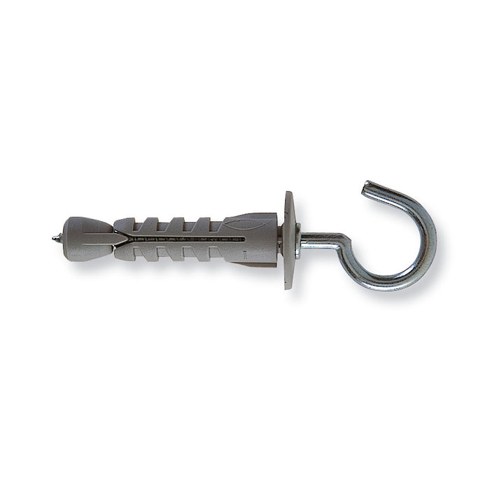 TASSELLO NYLON PER CARTONGESSO CON OCCHIOLO APERTO- Diam. 9 mm- FISCH- pezzi 100