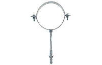 COLLARE FISCHER IN ACCIAIO ZINCATI TONDI SCP T- Diam. 120- FISCH- pezzi 50