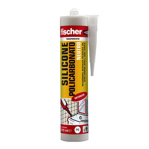 SILICONE POLICARBONATO NEUTRO SNP- Trasparente - 310 ml- FISCH- pezzi 1